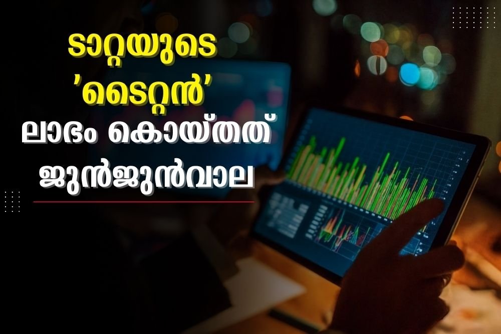 ടാറ്റയുടെ  ടൈറ്റന്‍  കുതിപ്പില്‍ മയങ്ങി നിക്ഷേപകര്‍